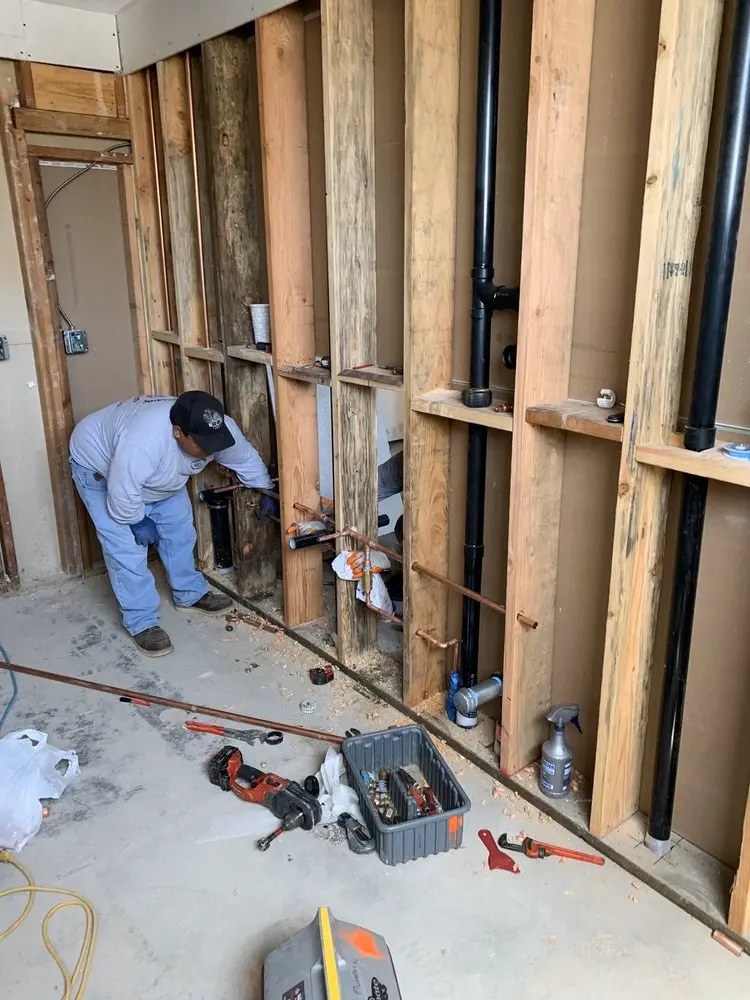 Commercial rough-in plumbing for Water Heater Replacement in North Oak Park